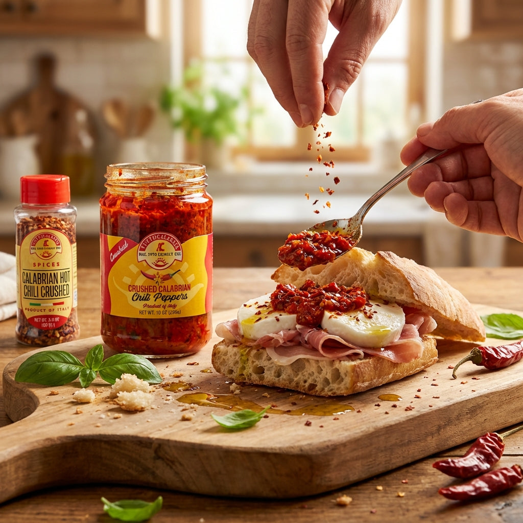 TuttoCalabria Dried Calabrian Chili Flakes Shaker, 2.11 oz