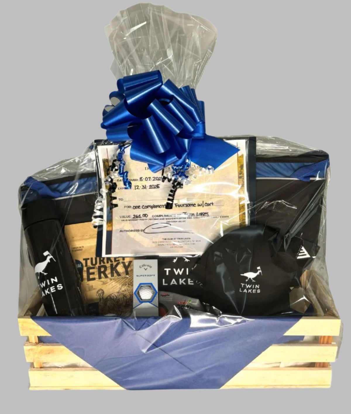 The Club At Twin Lakes Golf Course Gift Basket
