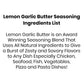 Bobby T's Lemon Garlic Butter Seasoning