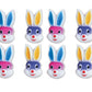 Edible Bunny Faces - Size: 2-1/4" - Bulk 96 pieces
