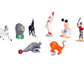 Circus 9-Piece Cake Topper Set, 1 set
