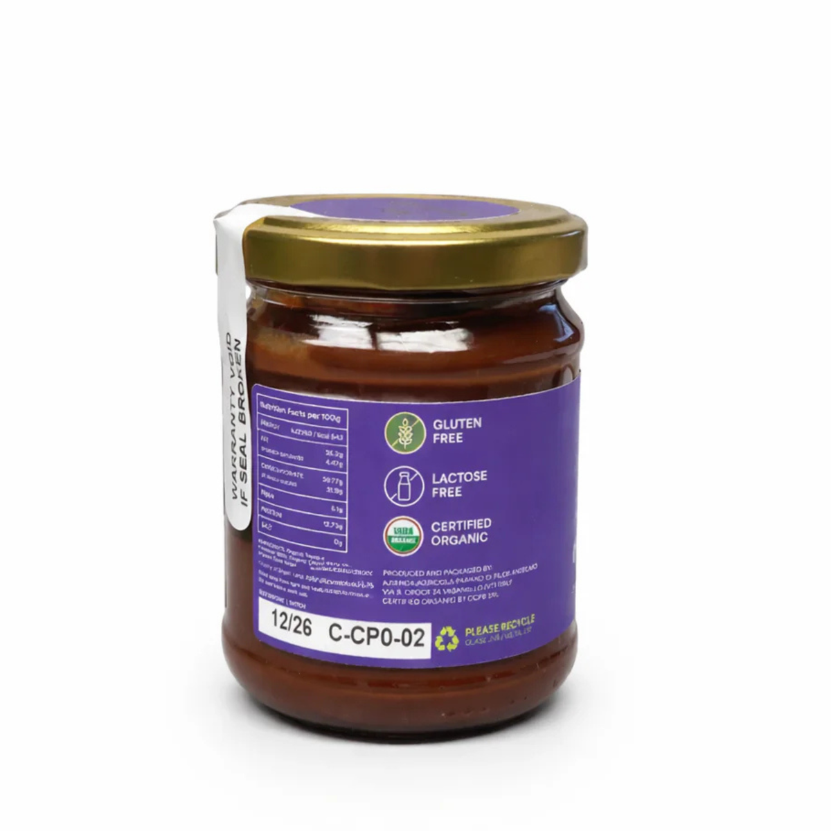Taycte Organic Hazelnut Cocoa Cream