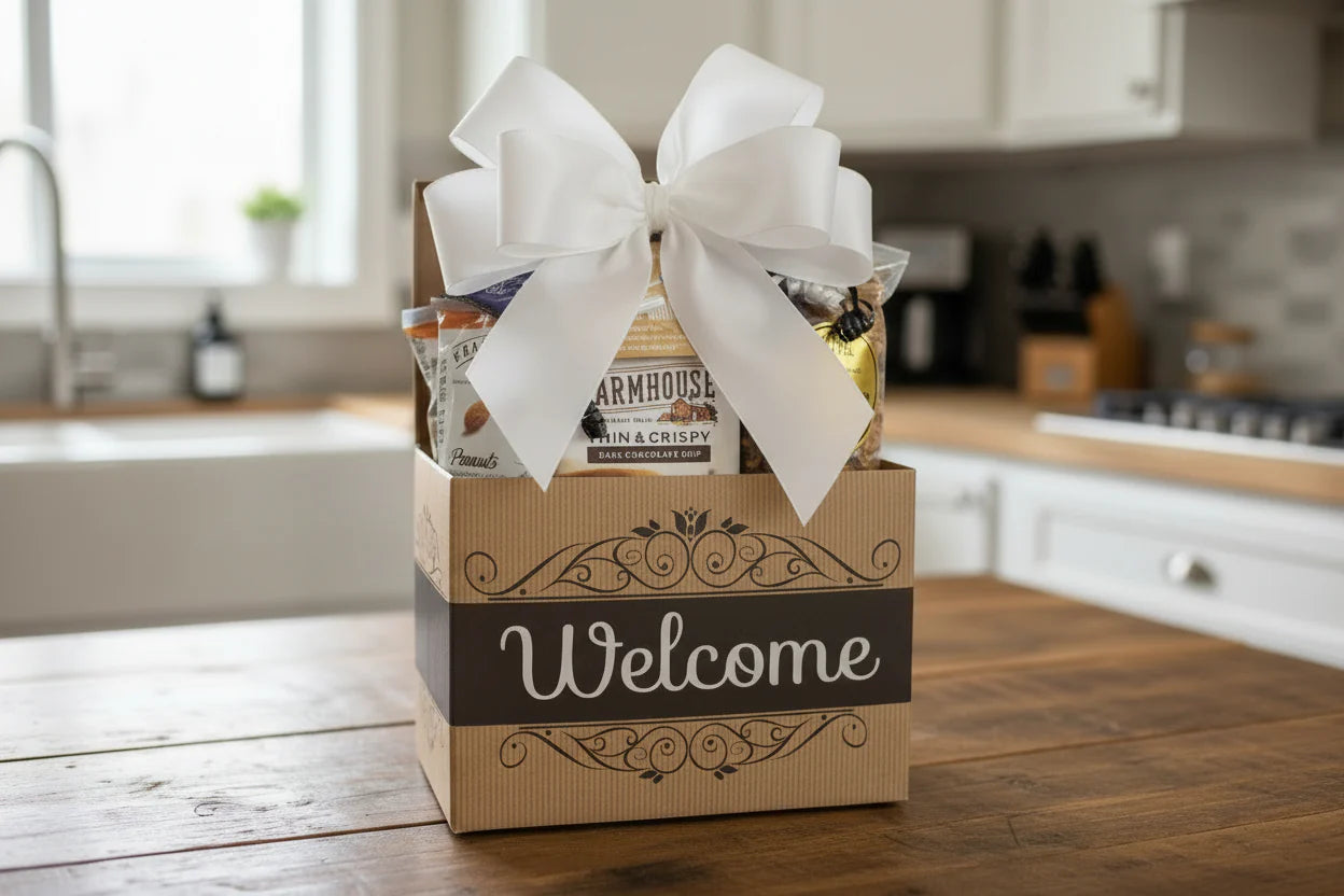 Large Welcome Gift Box - Premium Client Closing Gift Basket