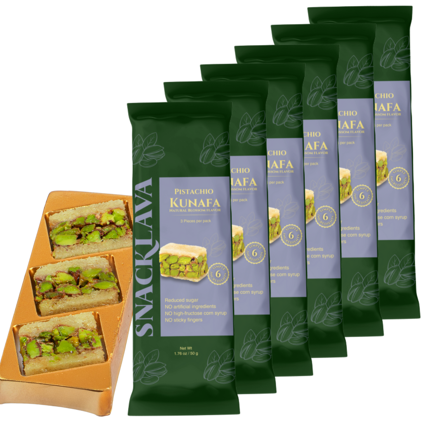 Kunafa White Pistachio - Snacklava®