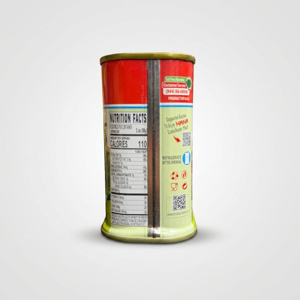 HANA Chicken Luncheon Meat with Green Olives 12oz - Halal
