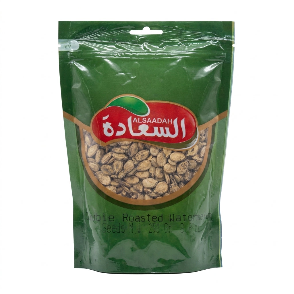 Alsaadah Double Roasted Watermelon Seeds 250g - Premium Snack
