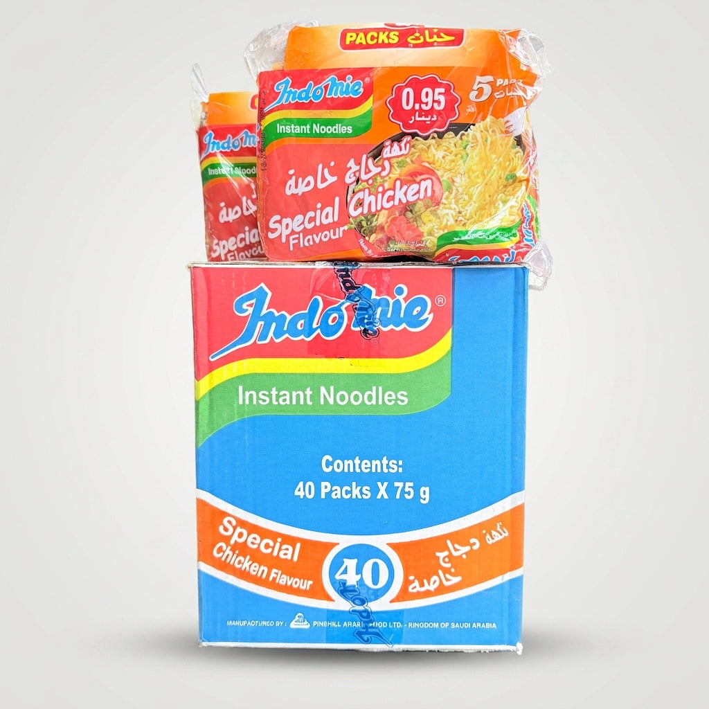 Box Indomie Special Chicken Instant Noodles 40 Packs x 75g - Saudi Made