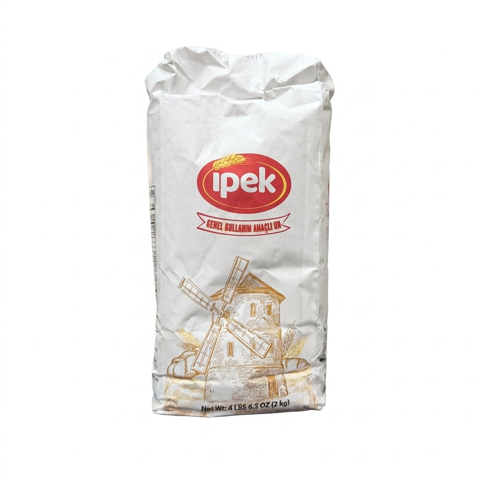 Ipek All-Purpose Flour 4 LBS 6.5 OZ (2 kg) - Premium Turkish Wheat Flour