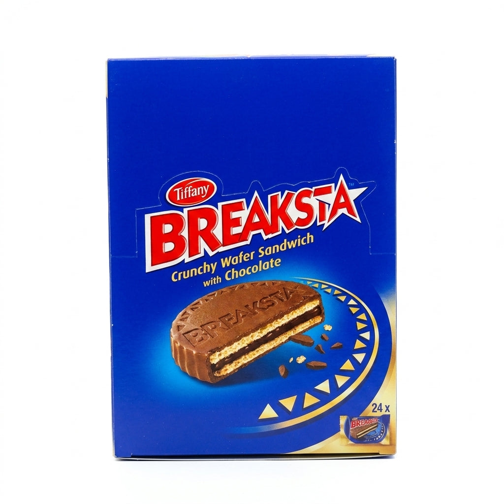 Tiffany Breaksta Chocolate Wafer Sandwich 24x13g - Crunchy Snack