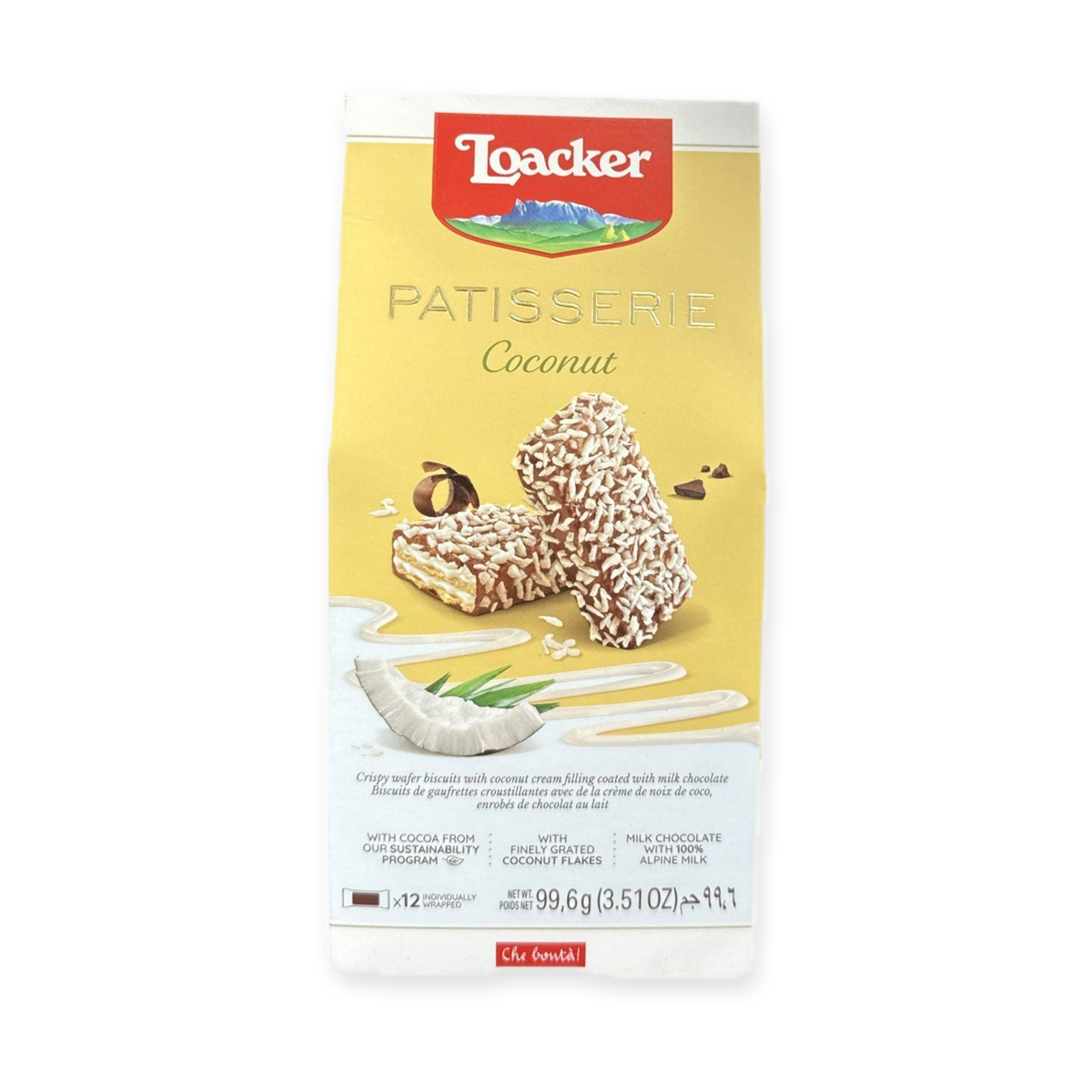 Loacker Patisserie Coconut Wafer Snack