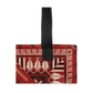 Spacious Tote Bag – Vibrant Red Art Pattern