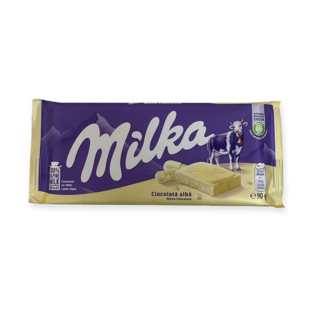 Milka White Chocolate Bar – Creamy 100g Treat