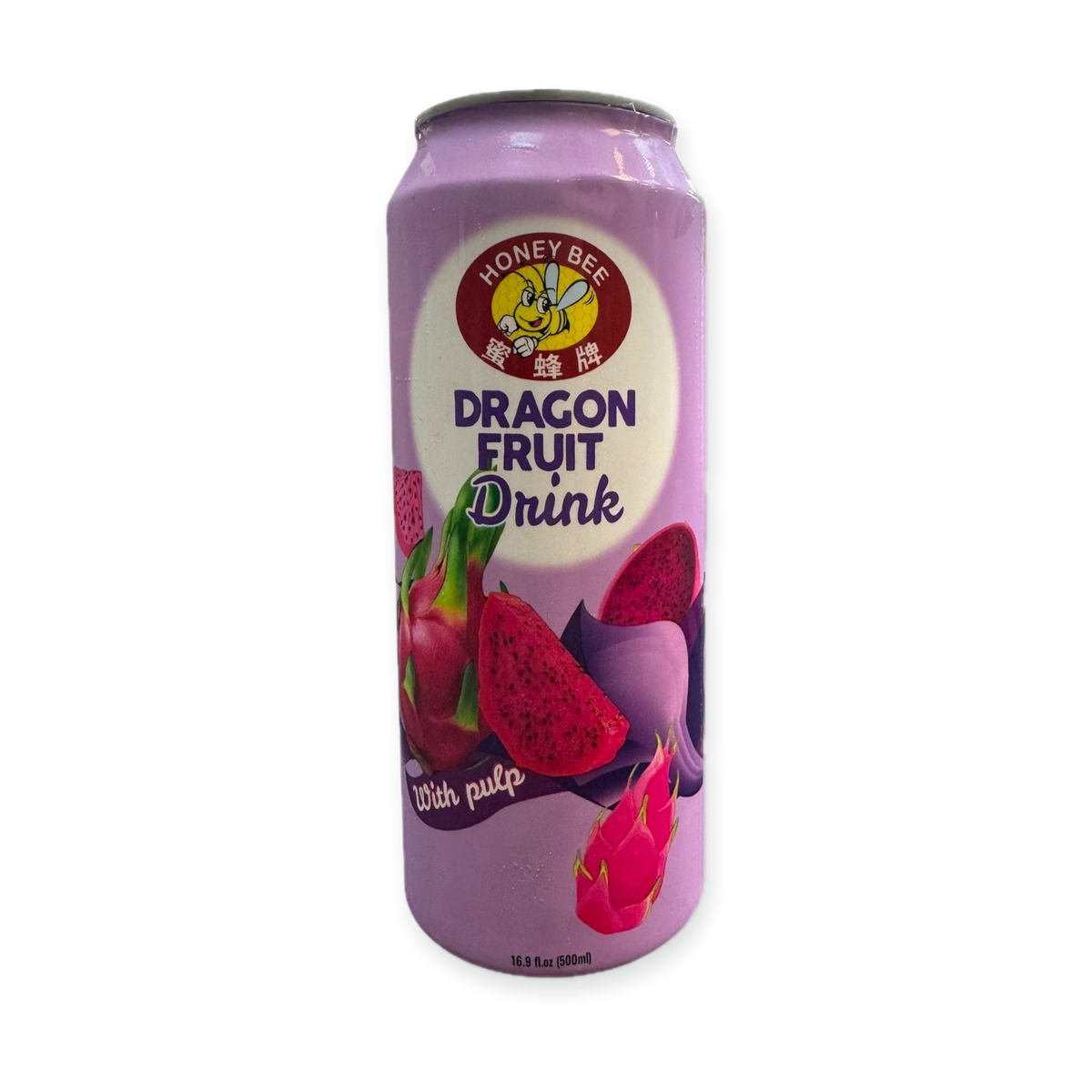 Honey Bee Dragon Fruit Drink With Pulp – 12oz