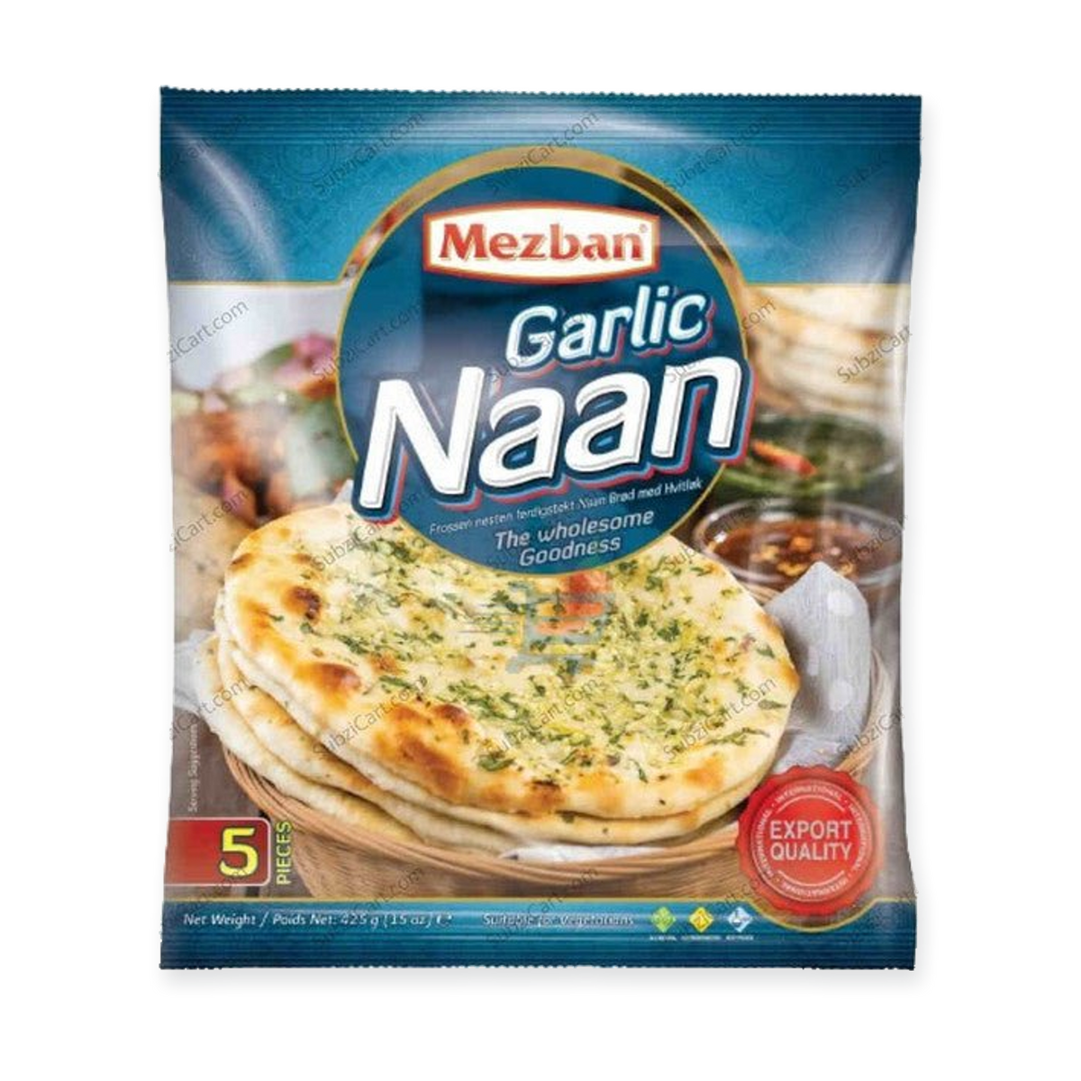 Mezban Garlic Naan – 15 Oz