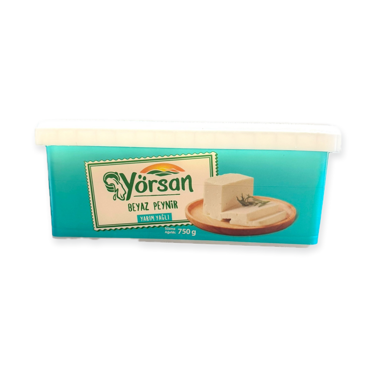 Yorsan Half Fat White Cheese 750g - Creamy, Healthy Snack Option, Perfect for Cooking and Salads