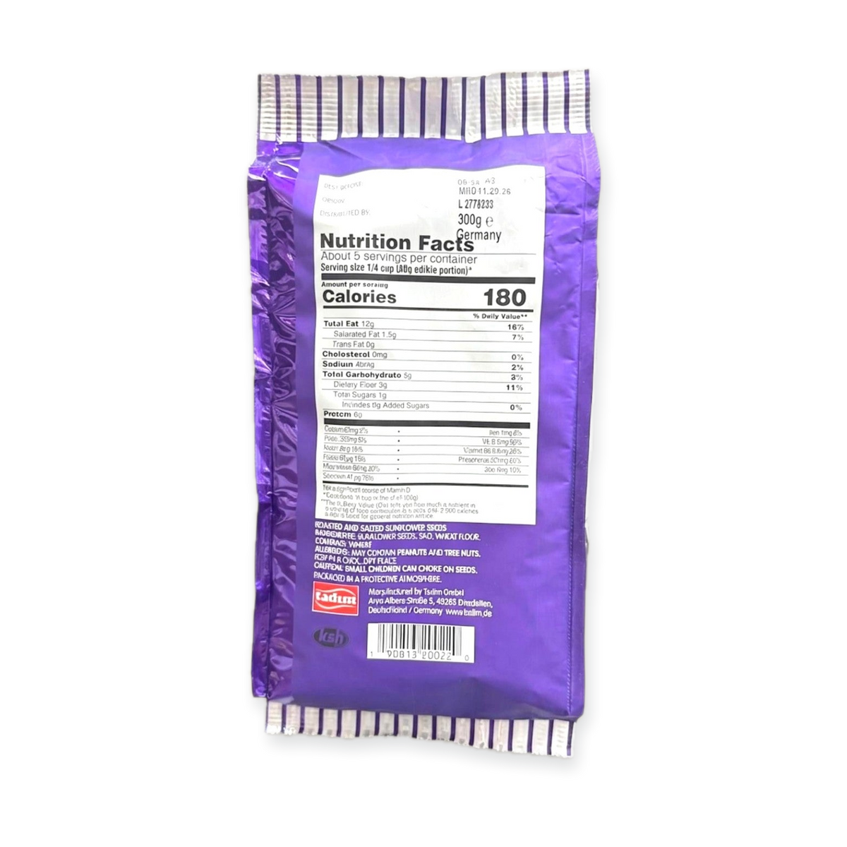 Tadim Roasted and Salted Sunflower Seeds