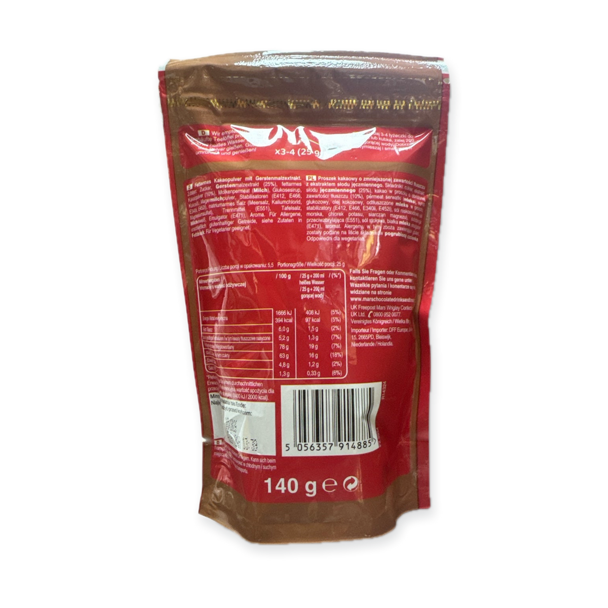 Cadbury Maltesers Hot Chocolate Mix – Creamy Chocolate Drink