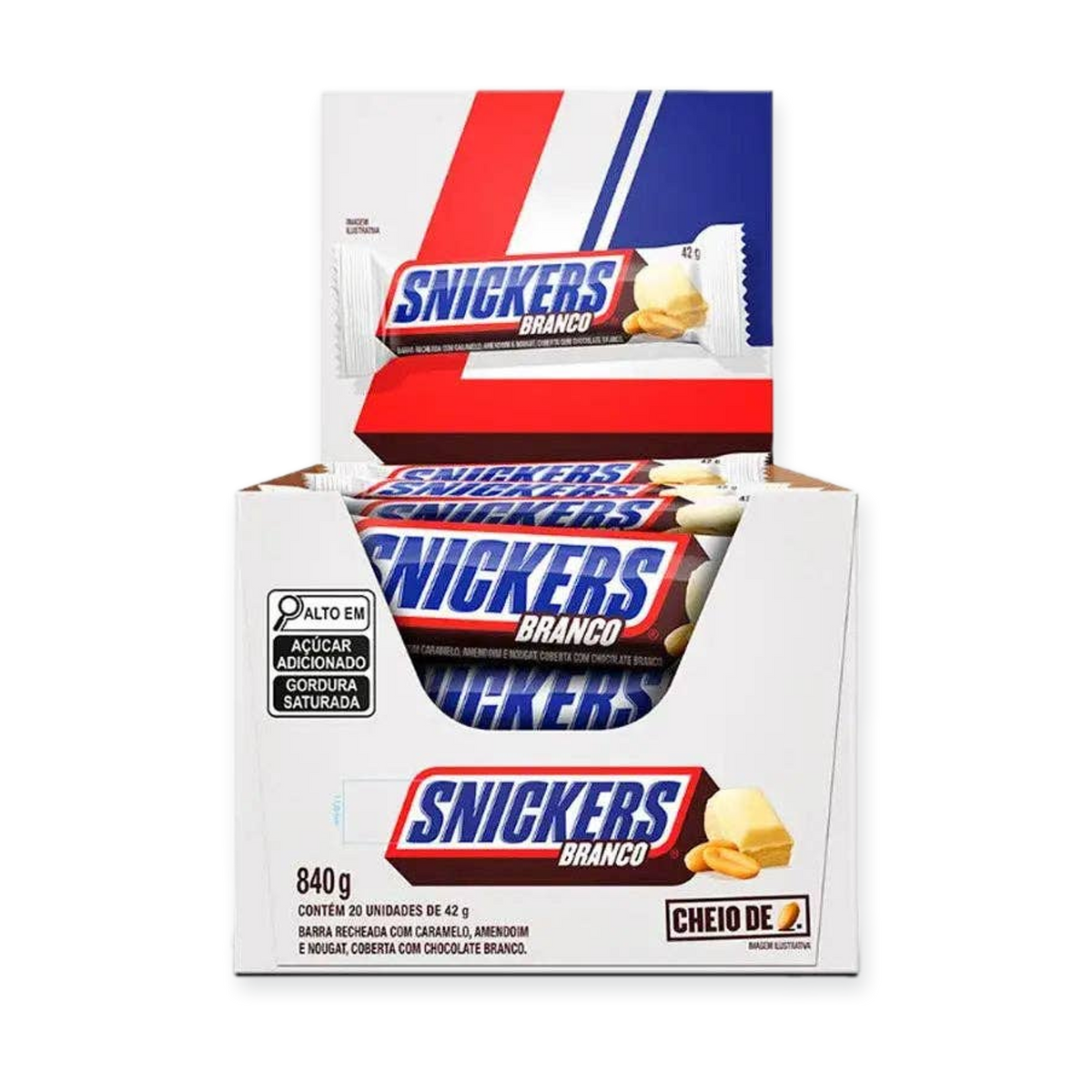 Snickers Branco – white chocolate Brazil