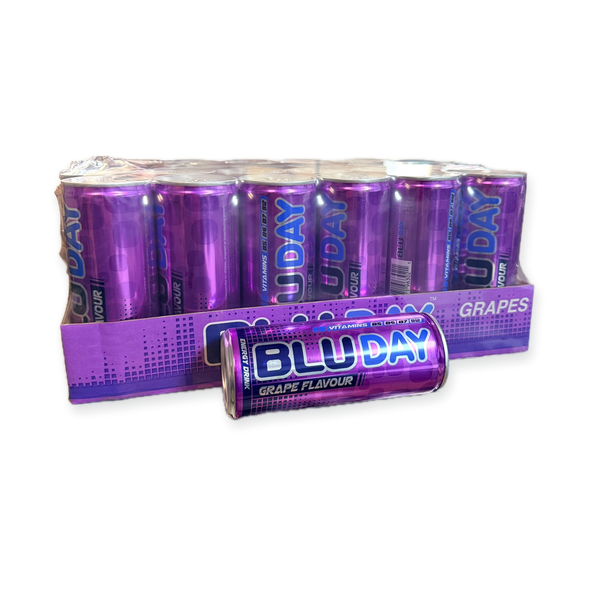 Blu Day Grape Flavor Energy Drink