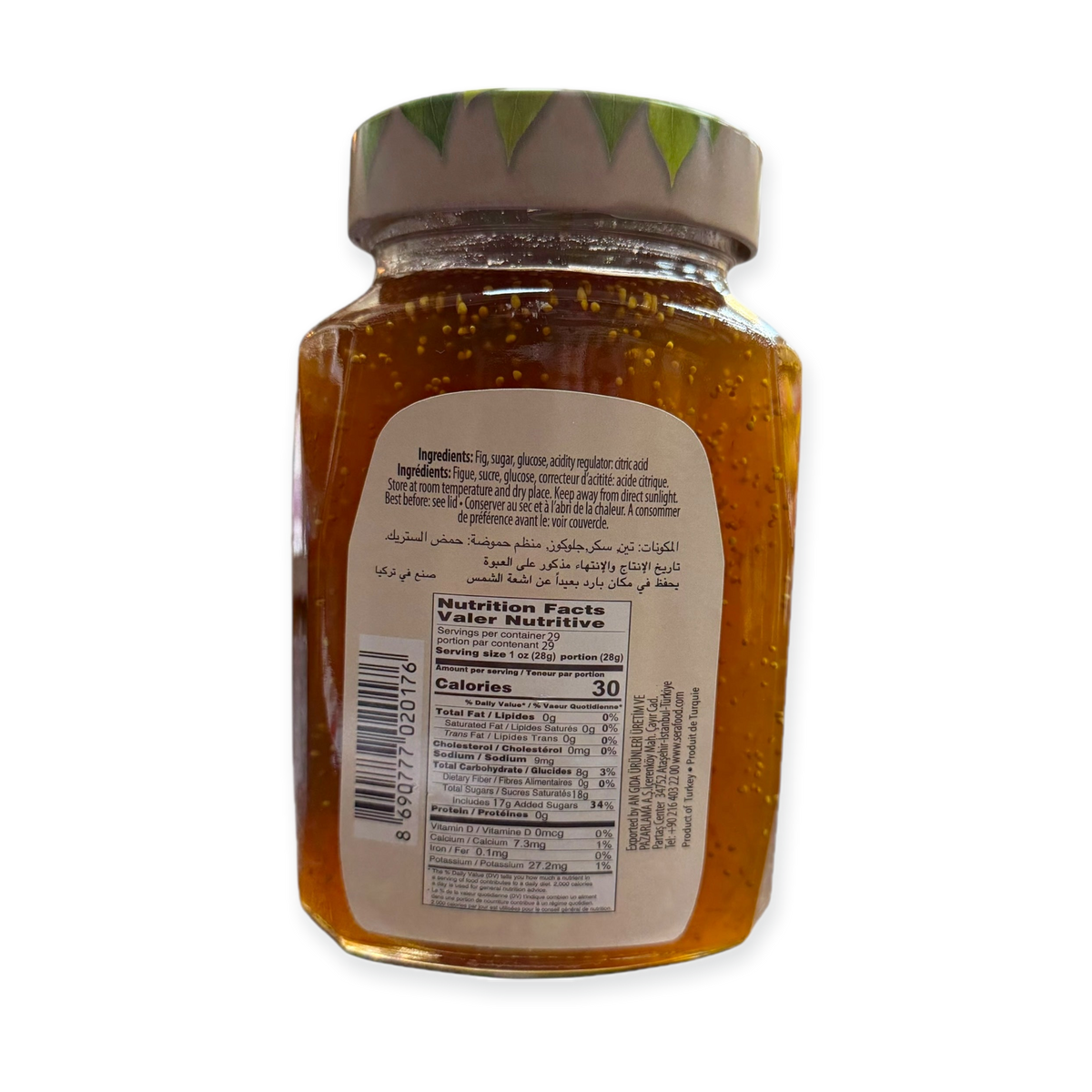 Sera Fig Jam – All-Natural Fruit Spread 820g
