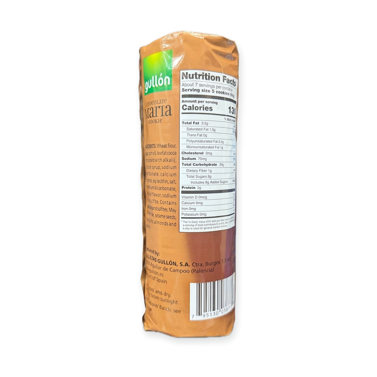 Gullon Chocolate Maria Cookie 200g - Spanish Cholesterol-Free Biscuits