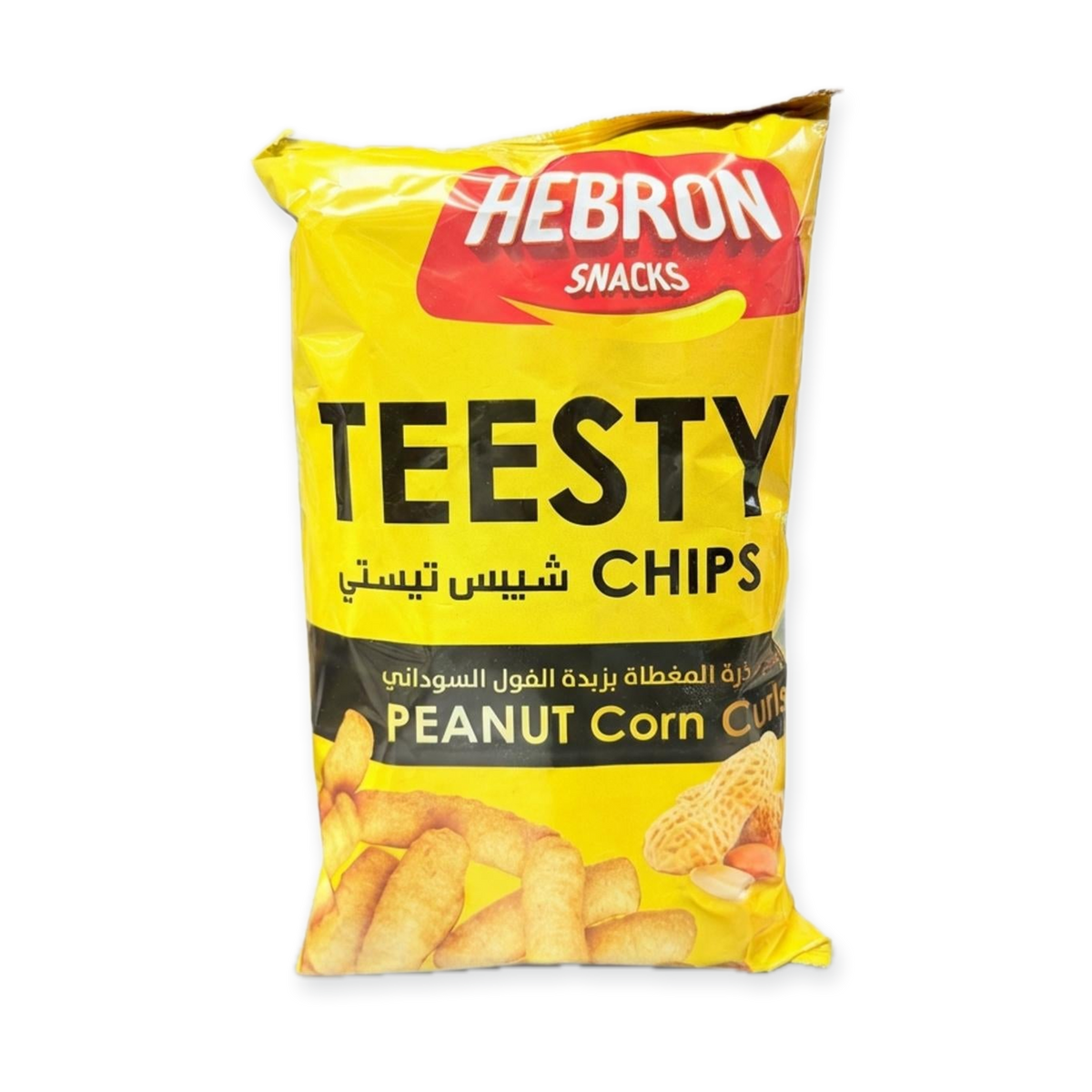 Hebron Teesty peanut corn curls Chips (105g)