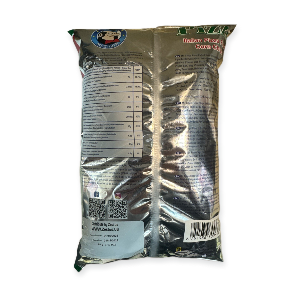 Mr.Chips Pizza Chips – Crunchy Gourmet Snack