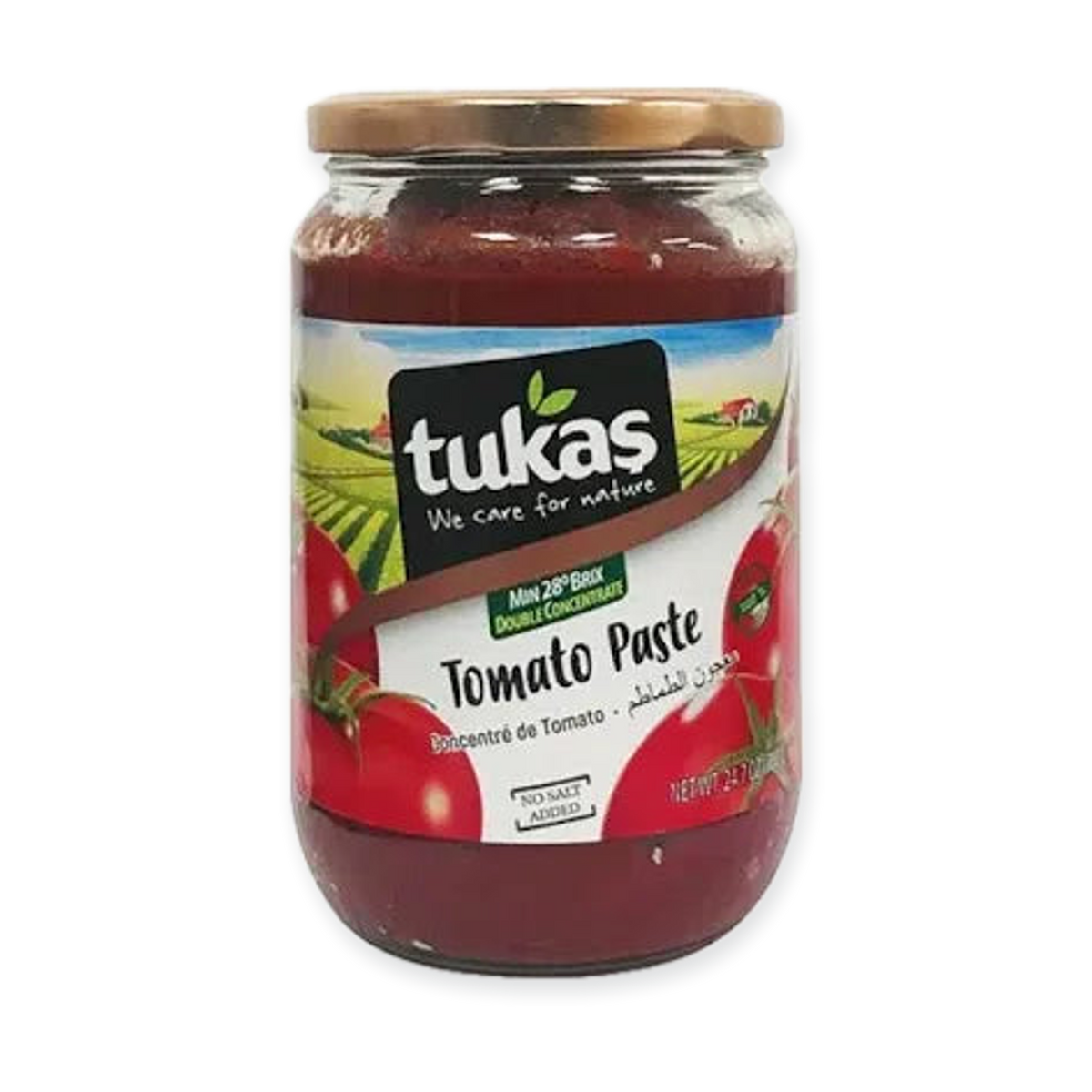 Tukas Premium Turkish Tomato Paste – 2 Pack 24.7 oz Jars