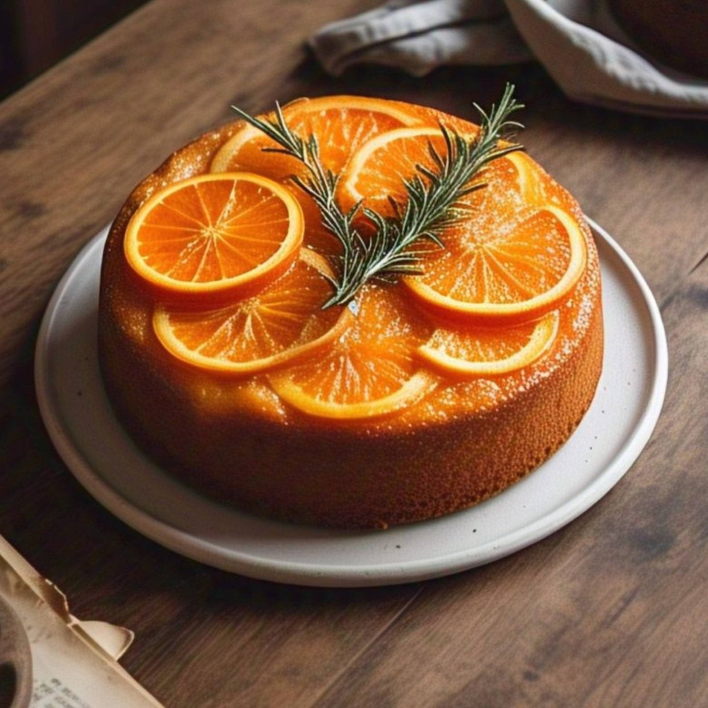 Andy Anand Sugar-Free Orange Glazed Cake, 9-Inch, 2 lb – Diabetic-Friendly, Fresh & Natural Ingredients, No Preservatives, Birthday Gift Box