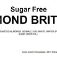 Andy Anand Sugar-Free & Gluten-Free Roasted Almond Nougat Brittle, 7 oz – Diabetic-Friendly Italian Torrone, Keto-Friendly Gourmet Gift Box