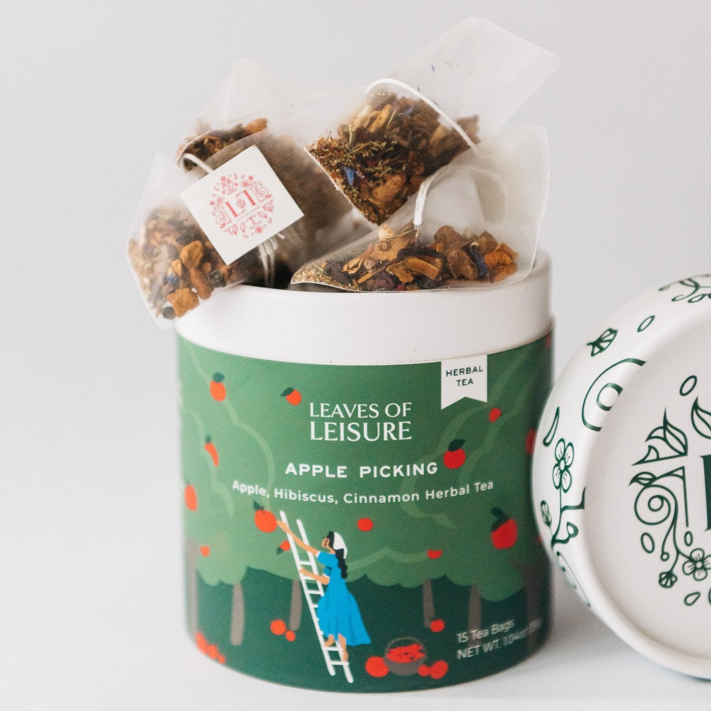 Apple Picking Herbal Tea | apple, cinnamon, and hibiscus