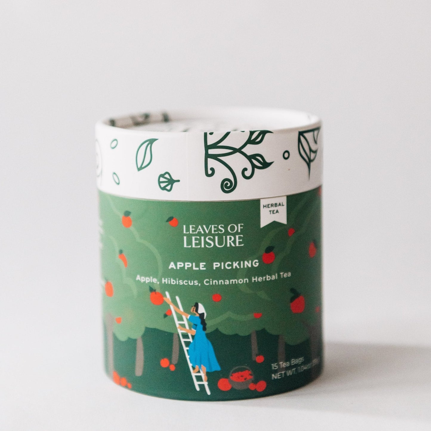 Apple Picking Herbal Tea | apple, cinnamon, and hibiscus