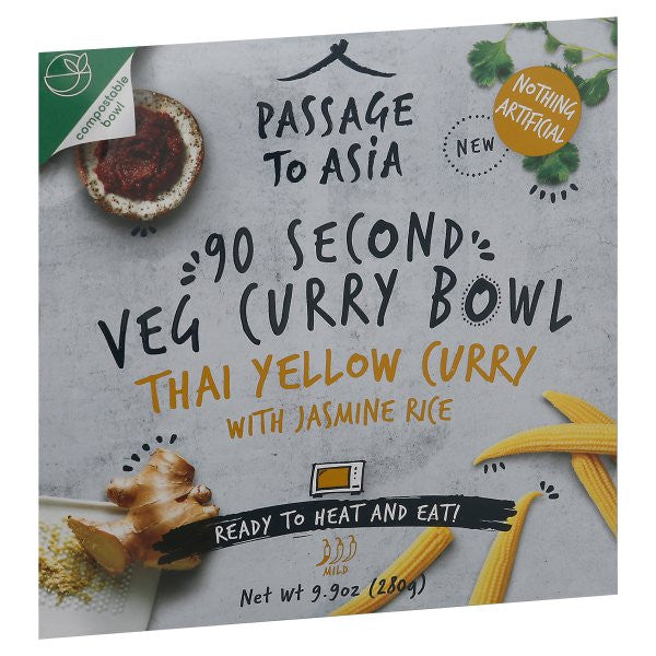 PTA VEG CURRY BWL YLLW T ( 4 X 9.87 OZ   )