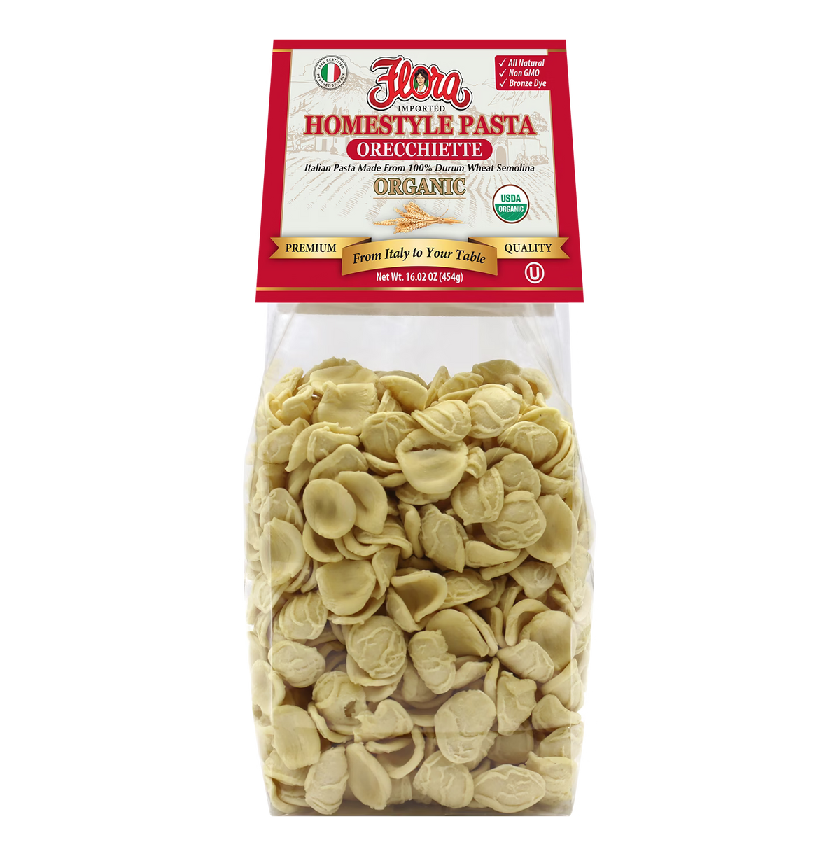 Homestyle Orecchiette Pasta - Organic - 16.02 oz