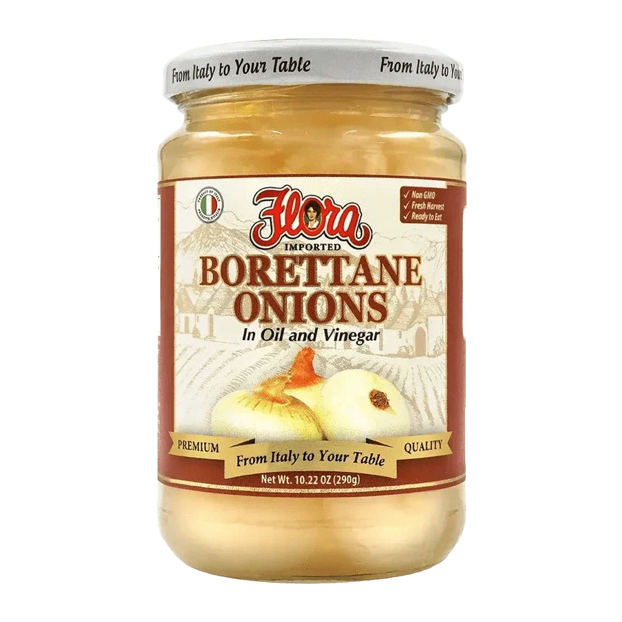 Borettane Onions - In Oil and Vinegar - 10.22 oz