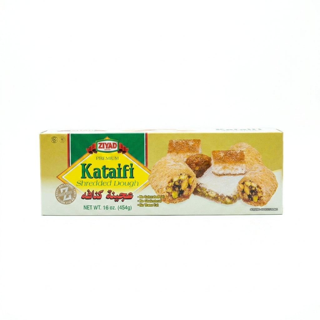 Ziyad Kataifi Shredded Dough 16 oz - Premium Frozen Pastry