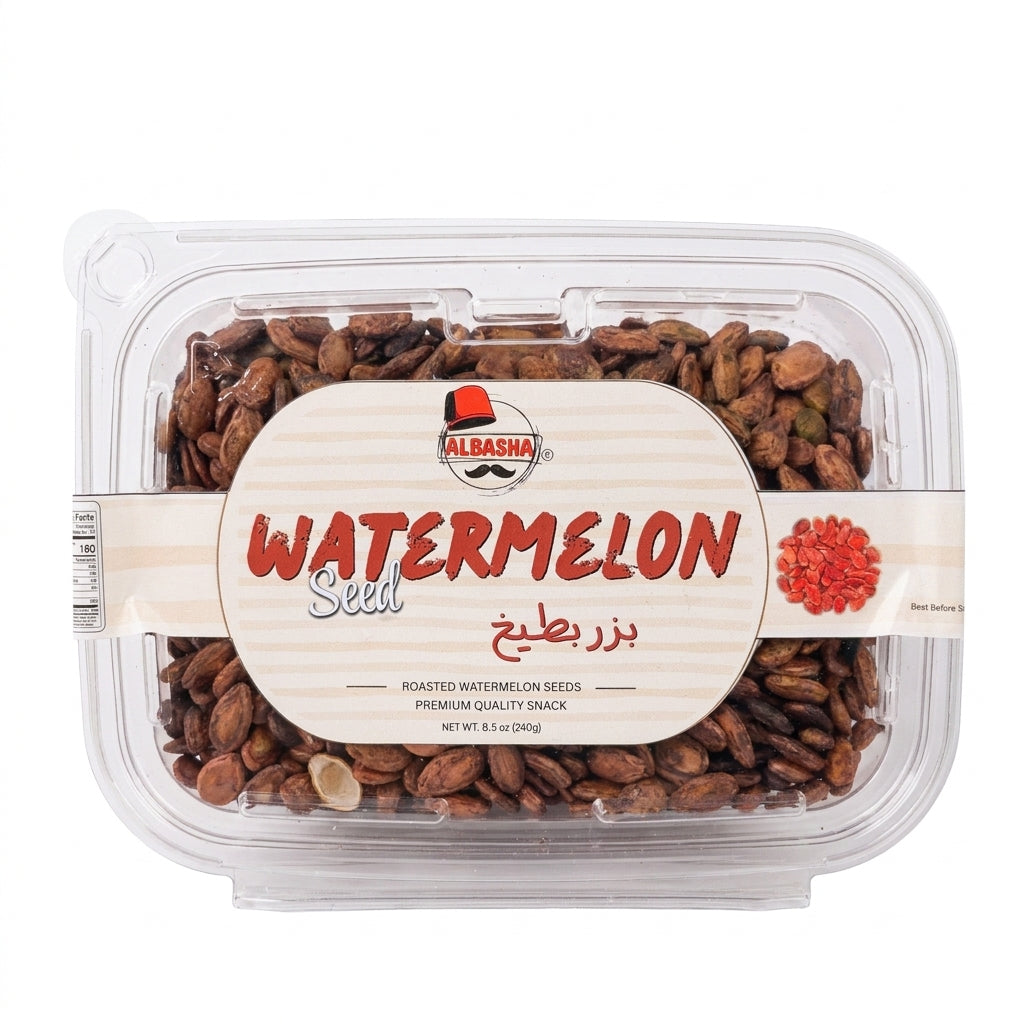 AlBasha Watermelon Seed 8.5 oz - Roasted Premium Quality Snack