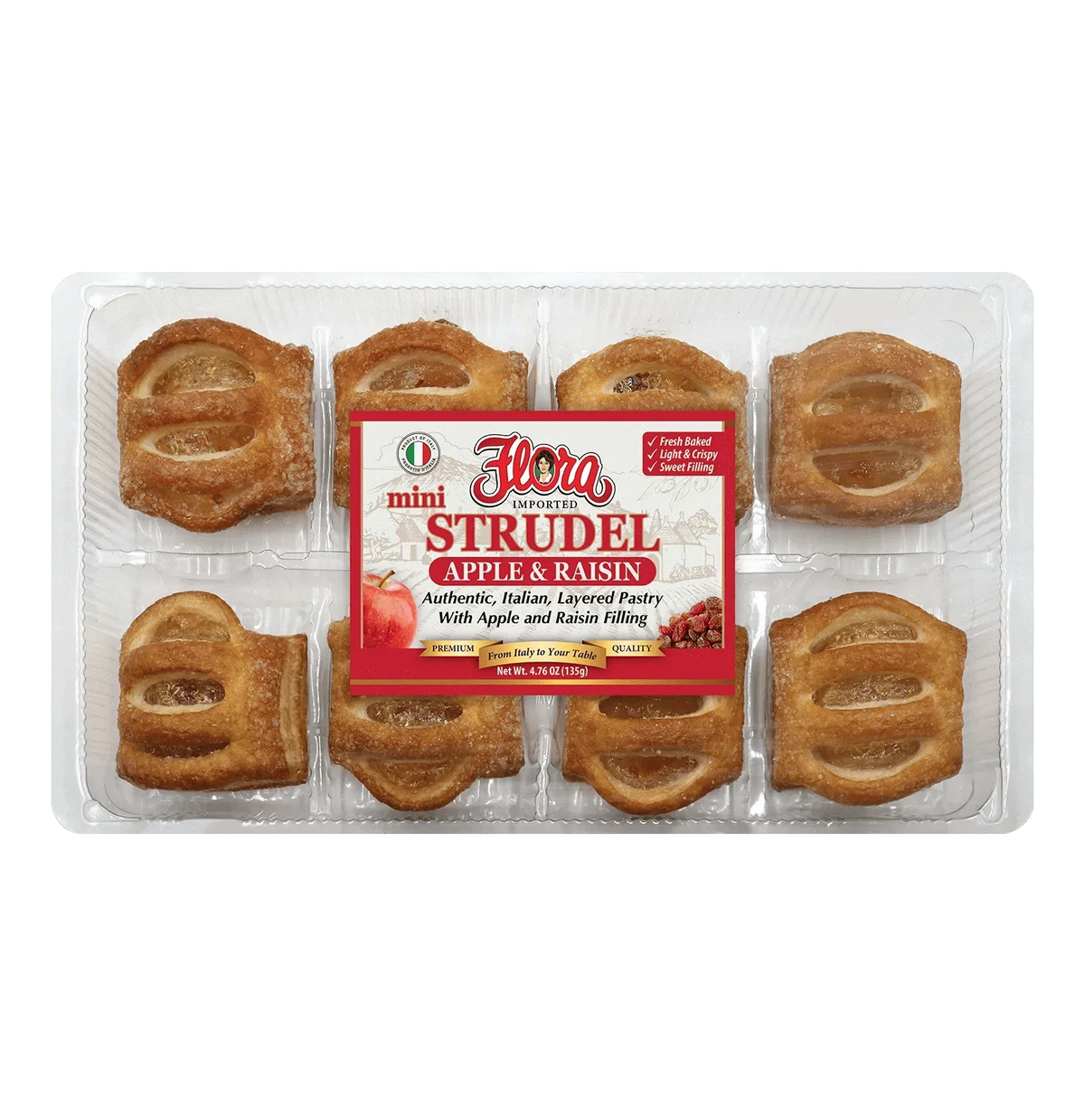 Mini Strudel - Apple & Raisin - 7.4 oz