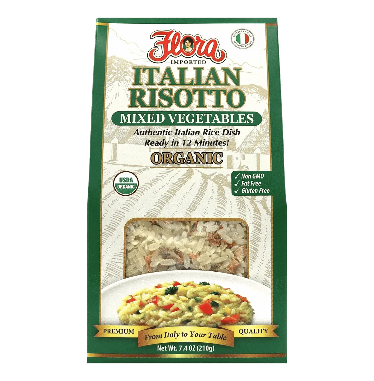 Italian Risotto - Mixed Vegetables Organic - 7.4 oz