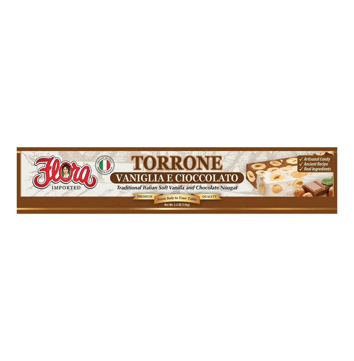 Torrone - Vanilla and Chocolate - 5.53 oz
