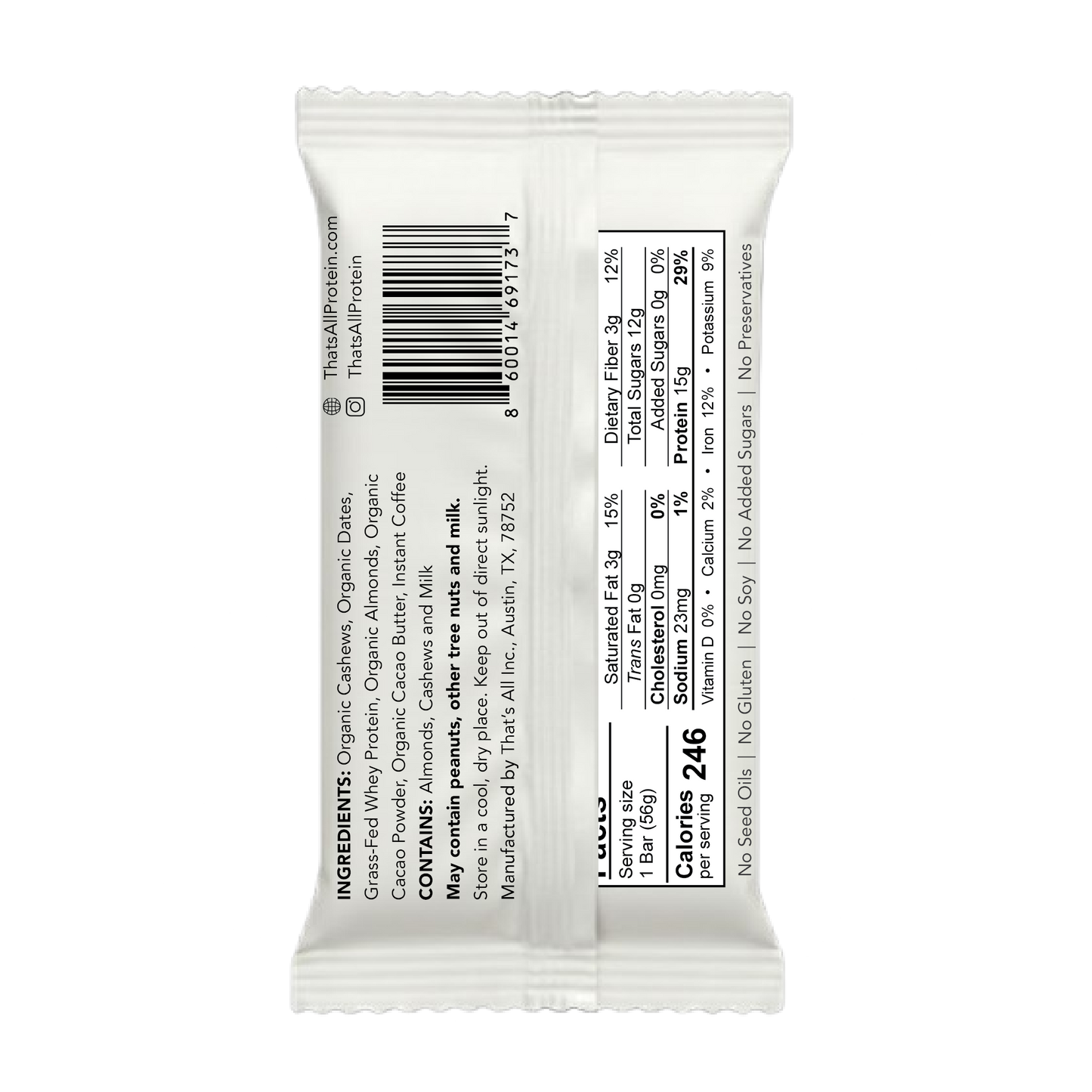 Coffee Protein Bar