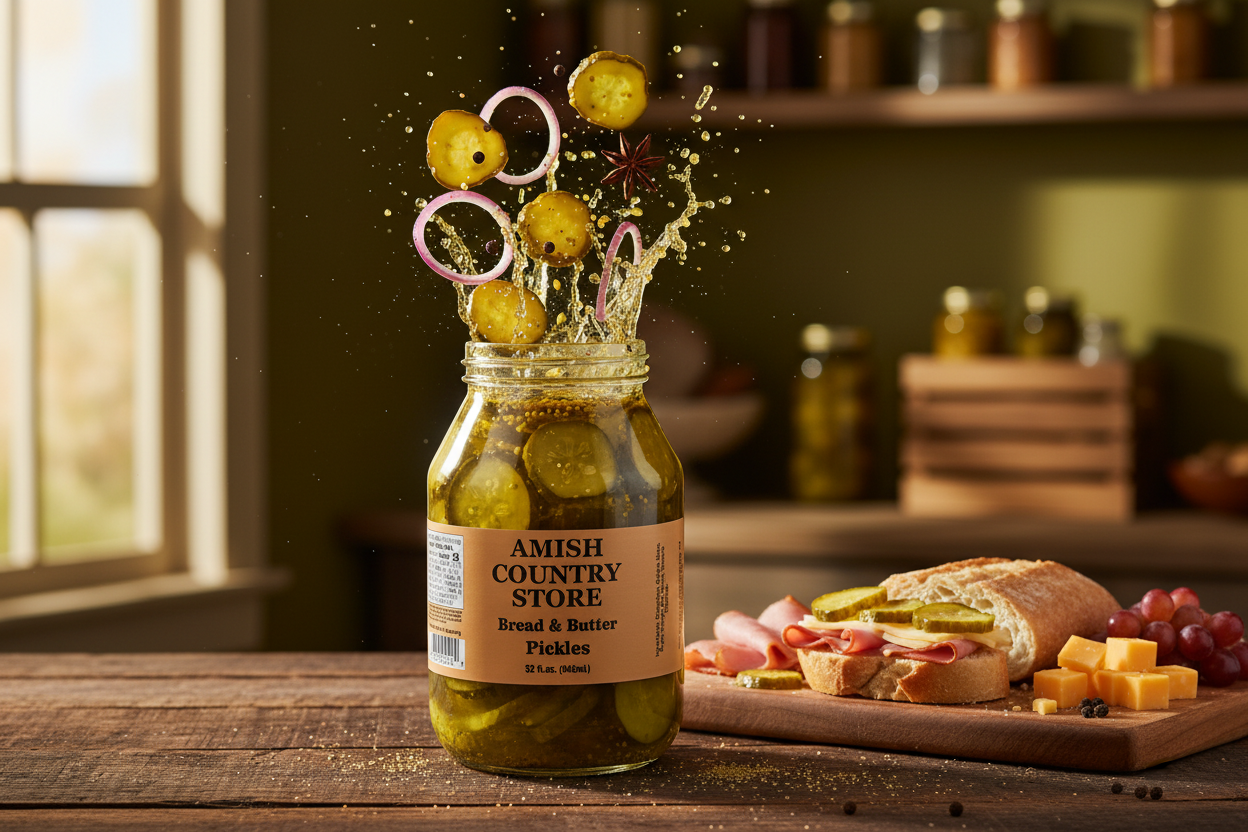 Bread & Butter Pickles | Sweet & Tangy Old-Fashioned Pickle Chips | 15 oz & 32 oz