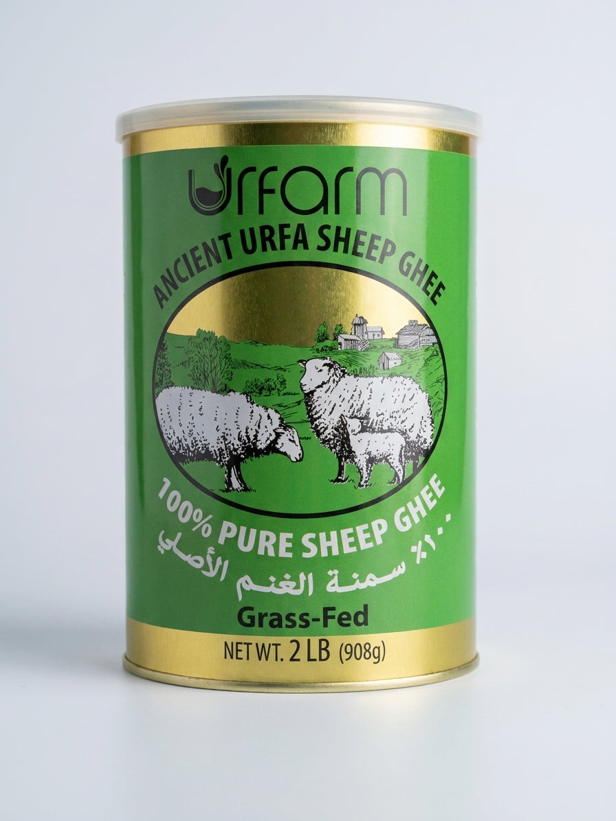 Urfarm Ancient Urfa Sheep Ghee 2 lb - 100% Pure Grass-Fed