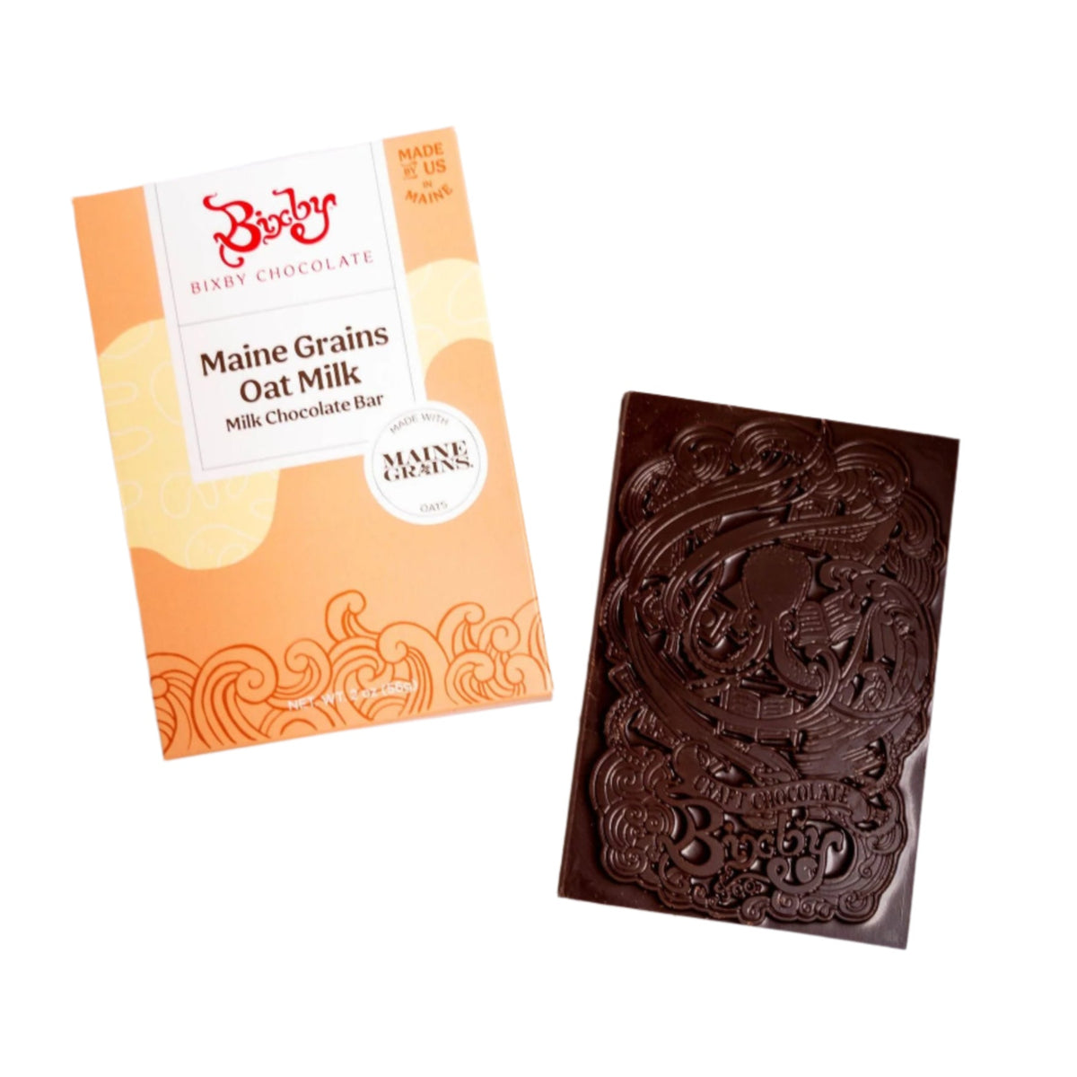 Organic Maine Grains Oat Milk Chocolate Bar (Vegan)