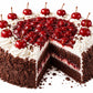 Andy Anand Sugar Free Black Forest Cake Gateau, Keto & Diabetic Friendly, No Sugar Added Authentic German Schwarzwälder Kirschtorte, Low Carb Gourmet Chocolate Cherry Dessert, 2.8 lbs