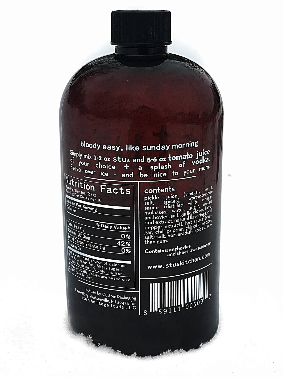 Stu's Smoked Jalapeno No. 3 - Bloody Mary Concentrate