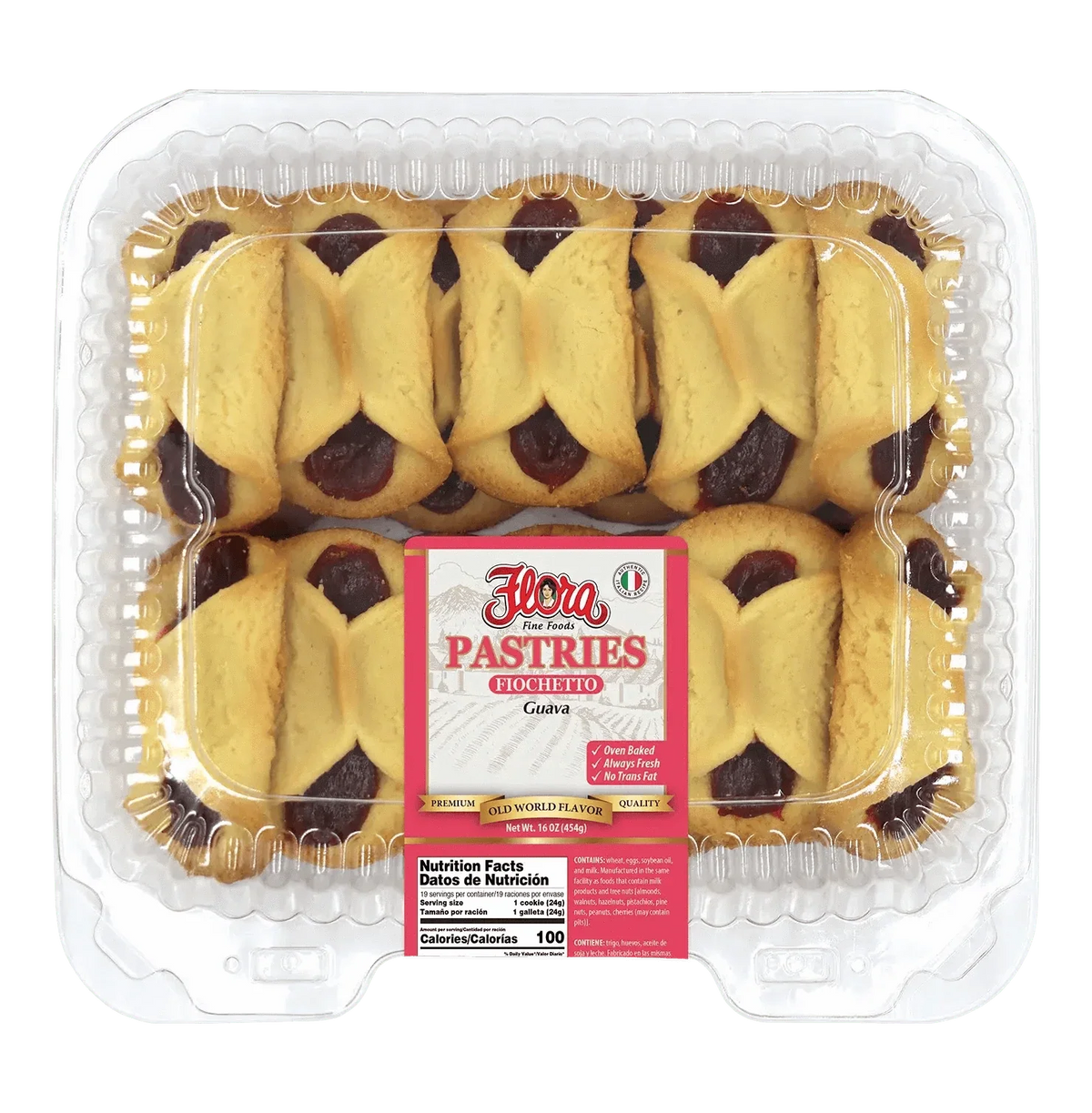 Fiocchetto Guava - Pastries - 10.6 oz