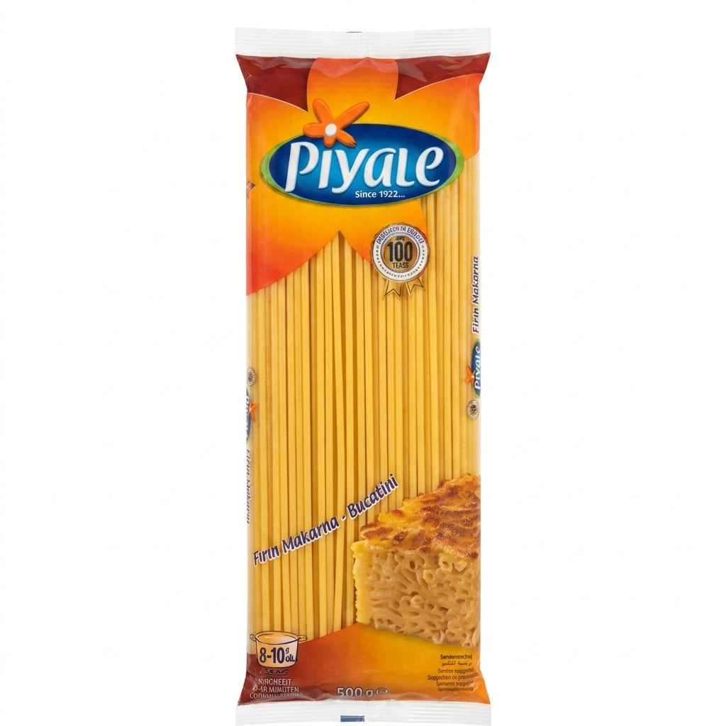 Piyale Firin Makarna Bucatini 500g - Turkish Oven-Baked Pasta
