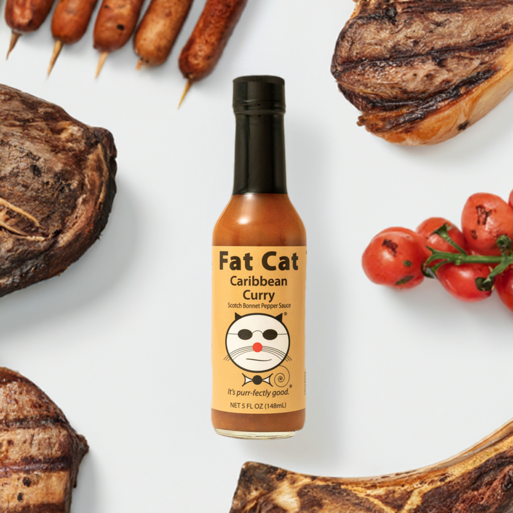 Caribbean Curry Scotch Bonnet Pepper Hot Sauce