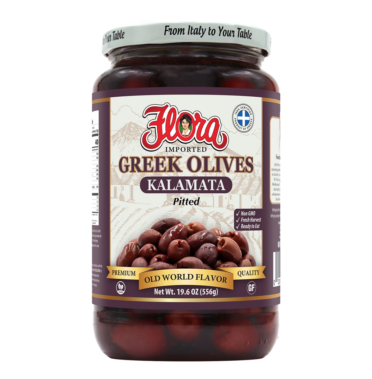 Greek Kalamata Olives - Pitted - 19.4 oz